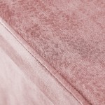 Sofia Oversized Rectangular Pink Storage Ottoman